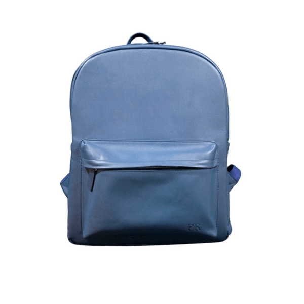 Leather Backpack Grand Prix Model - Blue Color